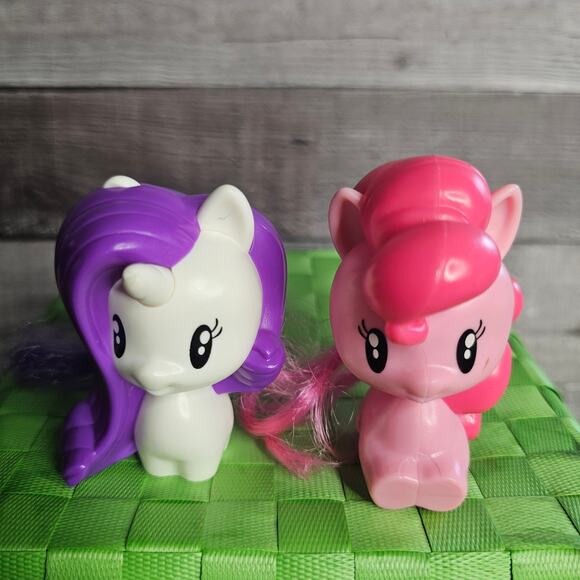 Lot of 2 My Little Pony 2018 McDonald's Cutie Happy Meal Toys with Combs Gift - Picture 2 of 5